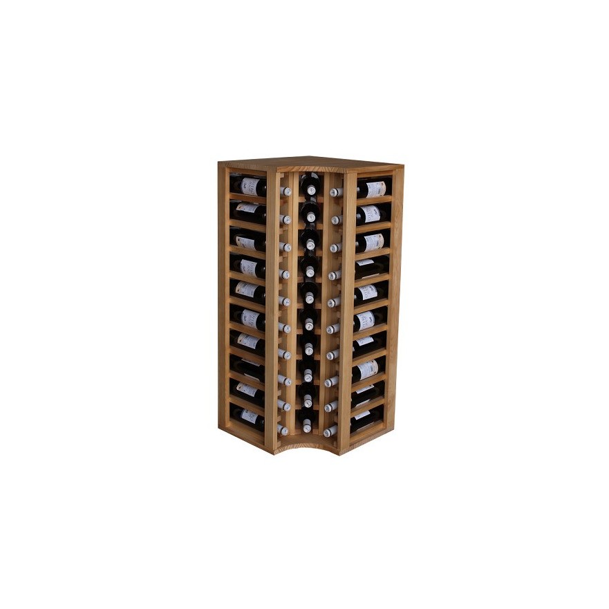Botellero madera de pino 30 botellas  EX2038