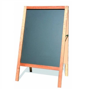 Pizarra doble de calle madera para Bar Restaurante 2