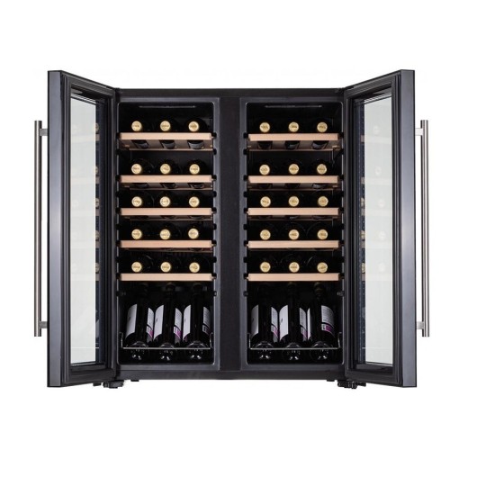 Vinoteca Giona CVG 36CFM 2T – 36 botellas, 2 zonas, compresor, baldas de madera
