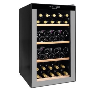Vinoteca compresor 50 botellas baldas de madera CVG 50CFM