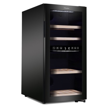 Vinoteca Negra La Sommeliere SLS45DZ – 45 Botellas, 2 Zonas de Temperatura y Control Digital