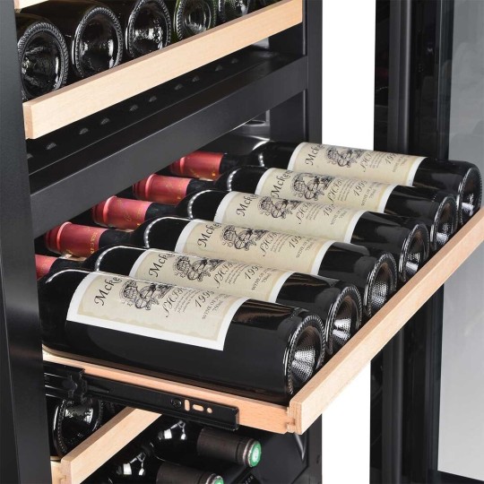 Vinoteca panelable encastrable columna  2 zonas de temperatura 42 botellas CV042KT-2TP