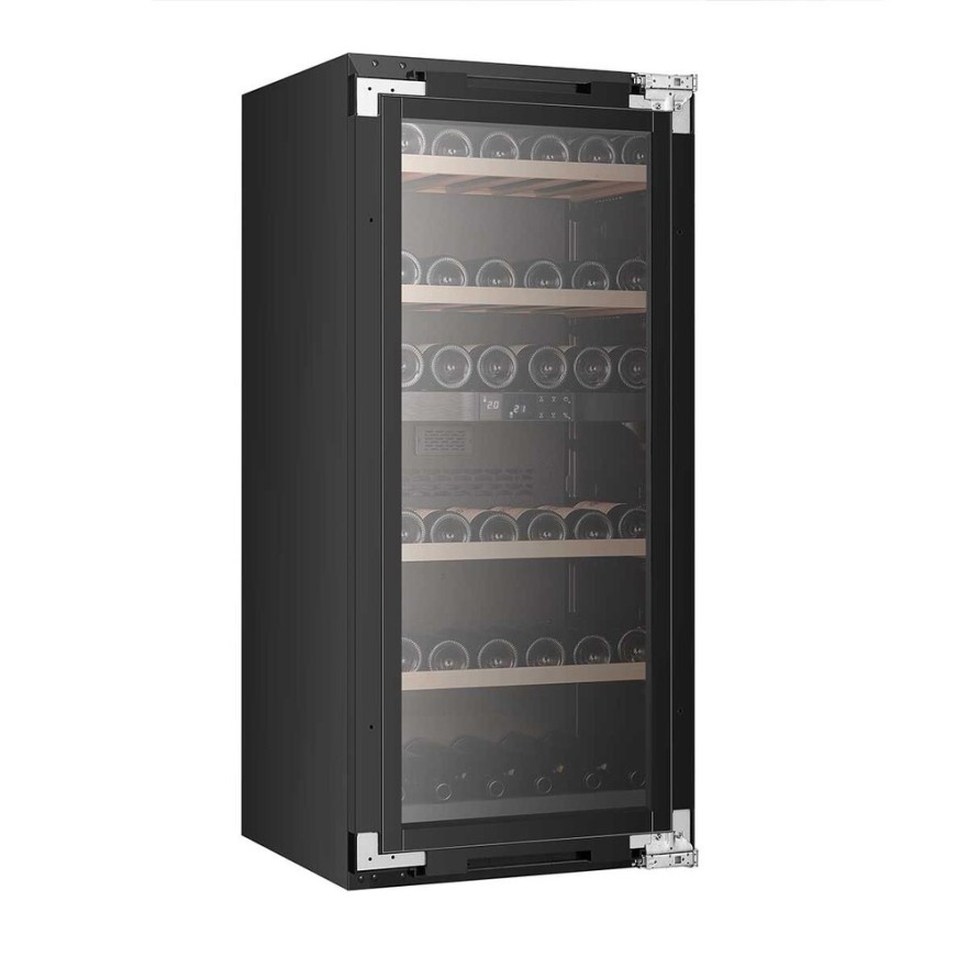 Vinoteca Encastrable Cavanova – 65 Botellas, 2 Zonas de Temperatura, Panelable