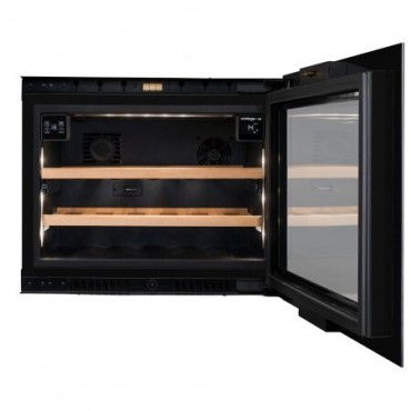 Vinoteca negra encastrable columna Avintage 21 botellas AVI45PLATINUM 2