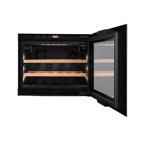 Vinoteca Encastrable Avintage AVI45PLATINUM – 21 Botellas, Conectividad Vinotag® y Diseño Negro