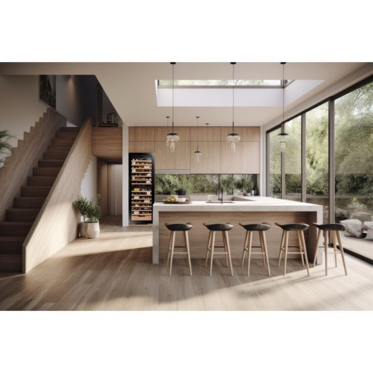 Vinoteca Encastrable Avintage AVI110DZB1 - 109 Botellas, Doble Zona y Triple Acristalamiento