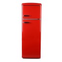 Frigorífico doble puerta Rojo estilo vintage RFDP246RRA++ 245L