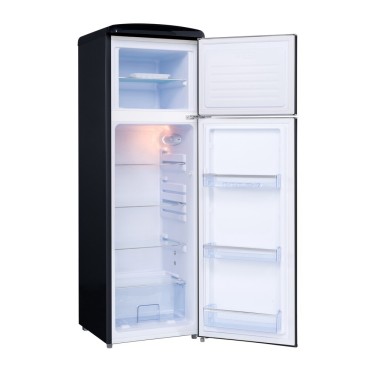 Frigorífico doble puerta Negro estilo vintage RFDP246RNA++ 245L 2