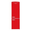 Frigorífico doble puerta combi Rojo estilo vintage CB255RRA++ 255L