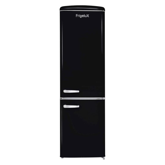 Frigorífico doble puerta combi Negra estilo vintage CB255RNA++