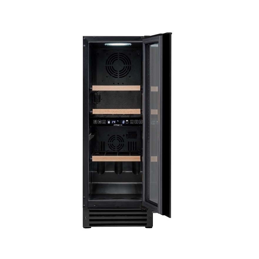 Vinoteca Avintage AVU27D82 – 25 Botellas, Doble Zona, Encastrable o Libre Instalación