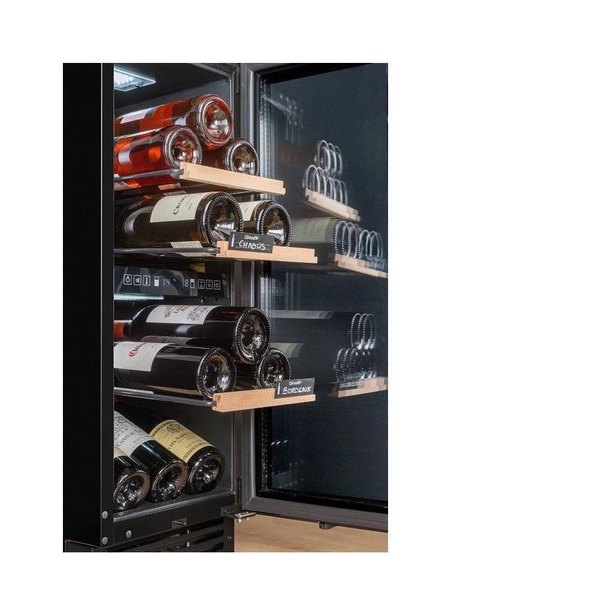 Vinoteca Avintage AVU27D82 – 25 Botellas, Doble Zona, Encastrable o Libre Instalación