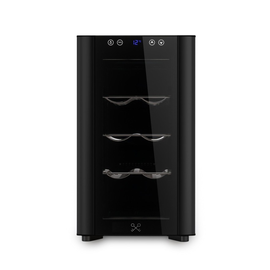 Vinoteca 8 botellas negra CAVSB8