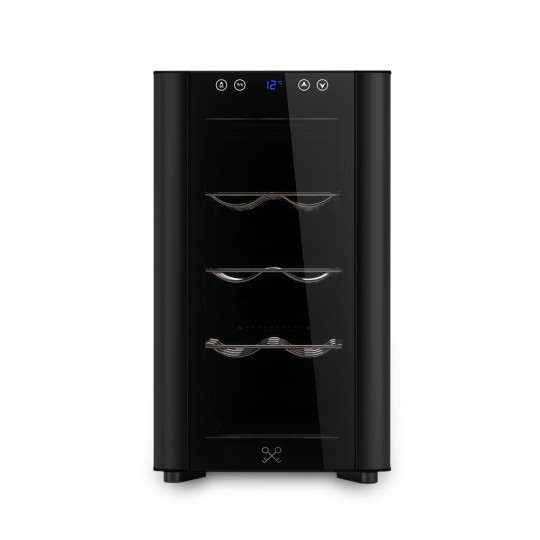 Vinoteca 8 botellas negra CAVSB8