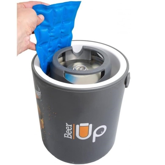 Beer Up Drink Up – Tirador de Cerveza Portátil, Barril 5L Frío 20h