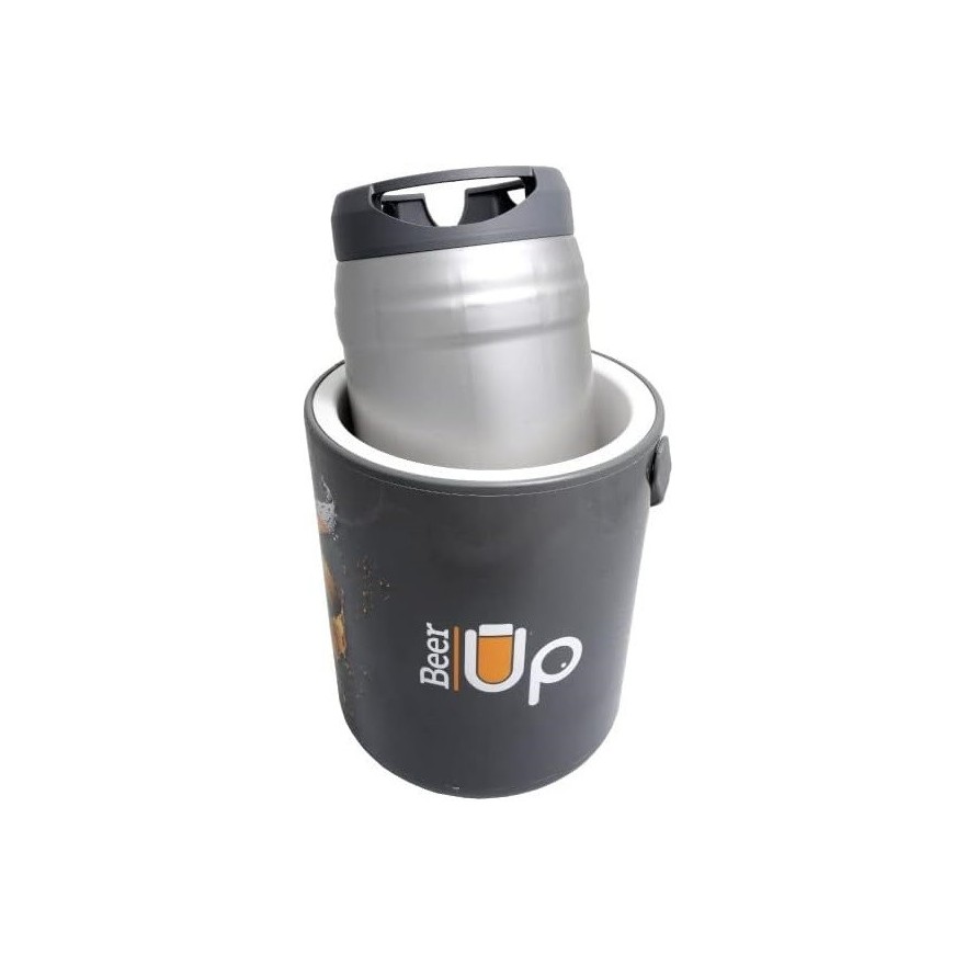 Beer Up Drink Up – Tirador de Cerveza Portátil, Barril 5L Frío 20h