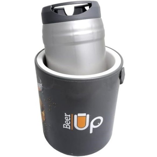 Beer Up Drink Up – Tirador de Cerveza Portátil, Barril 5L Frío 20h