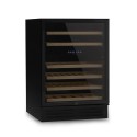 Vinoteca negra encastrable bajo encimera 2 Temperaturas 46 botellas CAVCEDB46