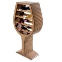 Botellero Copa de Vino Grande 18 Botellas | Artesanal y Decorativo