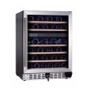 Vinoteca Encastrable 2 Zonas 46 Botellas | CV-46-2T Acero Inoxidable