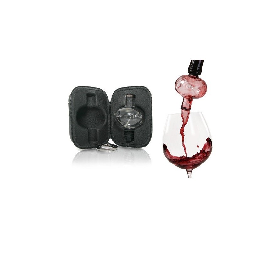 Decantador Soirée Luxe Viaje | Aireador de Vino con Estuche de Lujo