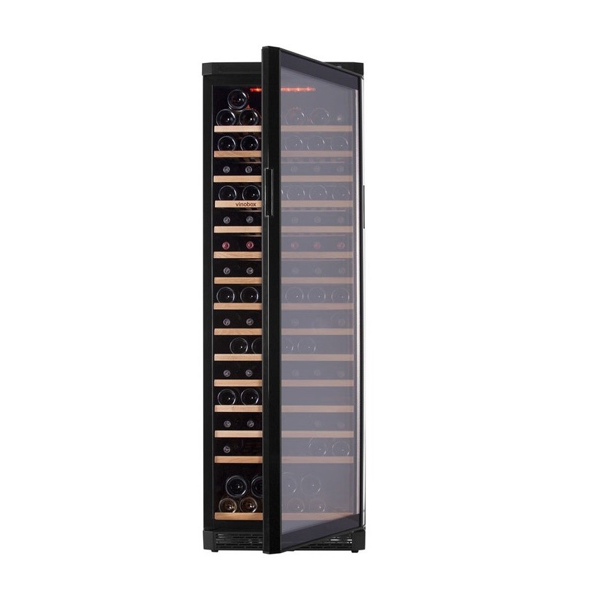 Vinoteca Vinobox 168GC -168 botellas de vino-1 Temperatura-Negro