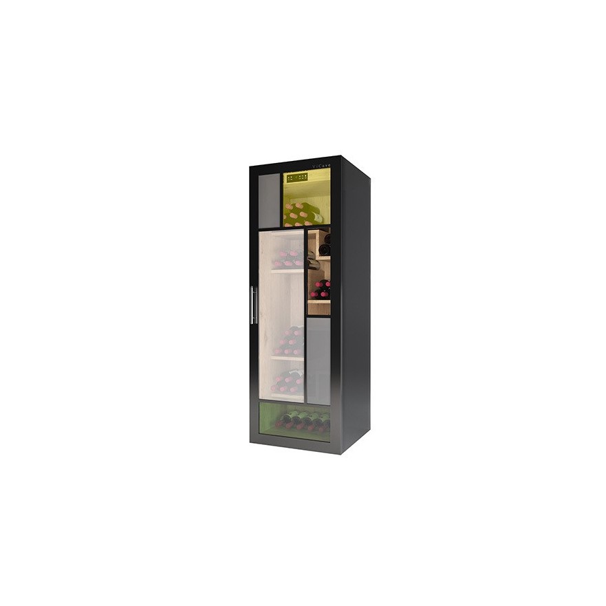 Vinoteca Vicave Embassy | 100 Botellas, Madera Noble, Climatizada y Artesanal