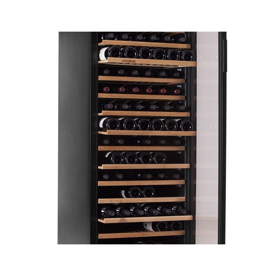 Vinoteca Vinobox Negra 168 Botellas 1 Temperatura 168GC