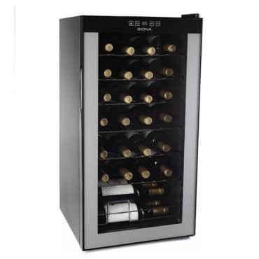 Vinoteca Giona CVG28CF | 28 Botellas, Compresor, Exposición Vertical, Silenciosa