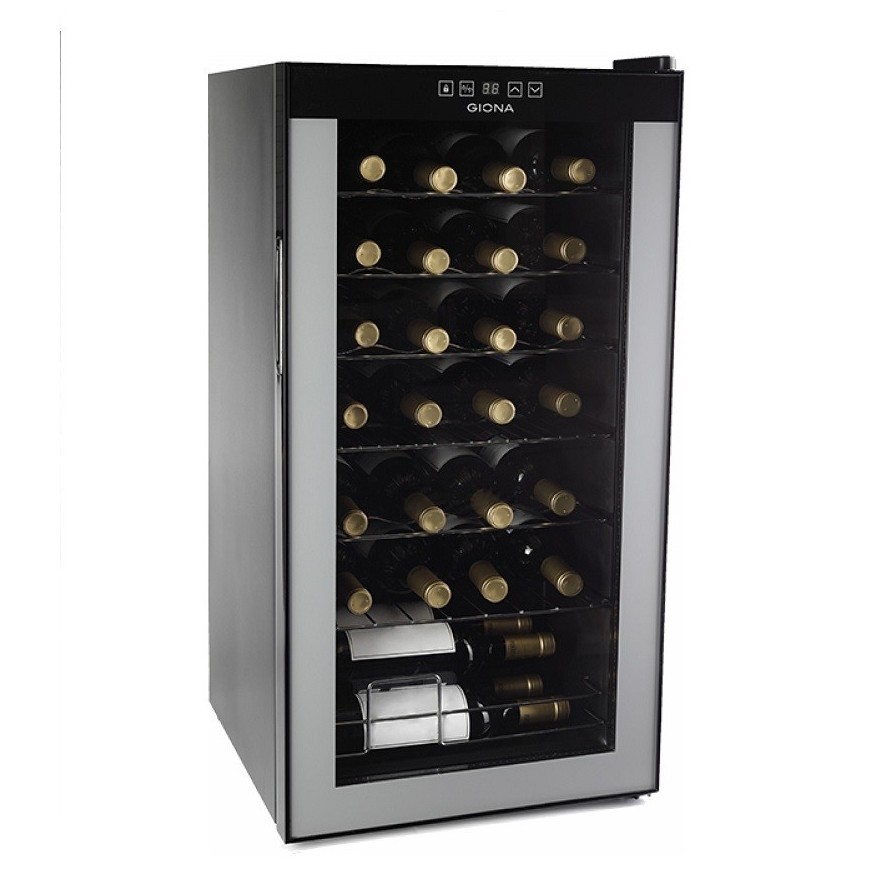 Vinoteca Giona CVG28CF | 28 Botellas, Compresor, Exposición Vertical, Silenciosa