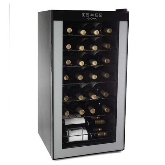 Vinoteca Giona CVG28CF | 28 Botellas, Compresor, Exposición Vertical, Silenciosa
