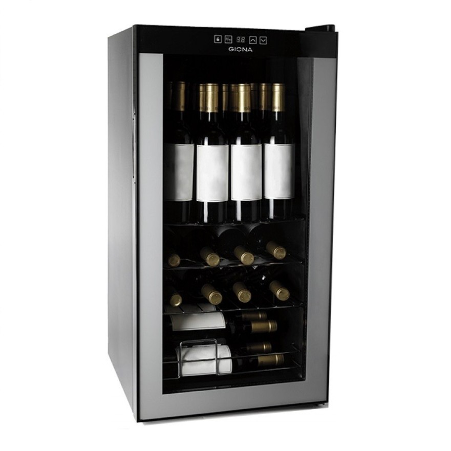 Vinoteca Giona CVG28CF | 28 Botellas, Compresor, Exposición Vertical, Silenciosa