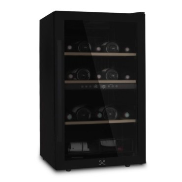 Vinoteca CAVCDB32 | 32 Botellas, Doble Zona, Compresor, Antivibración