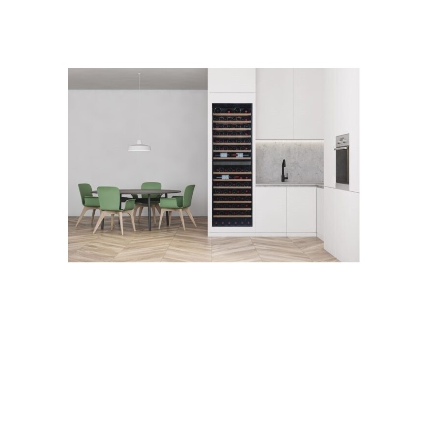 Vinoteca Integrable Vinobox 120 Deco | 120 Botellas, Panelable, Doble Zona