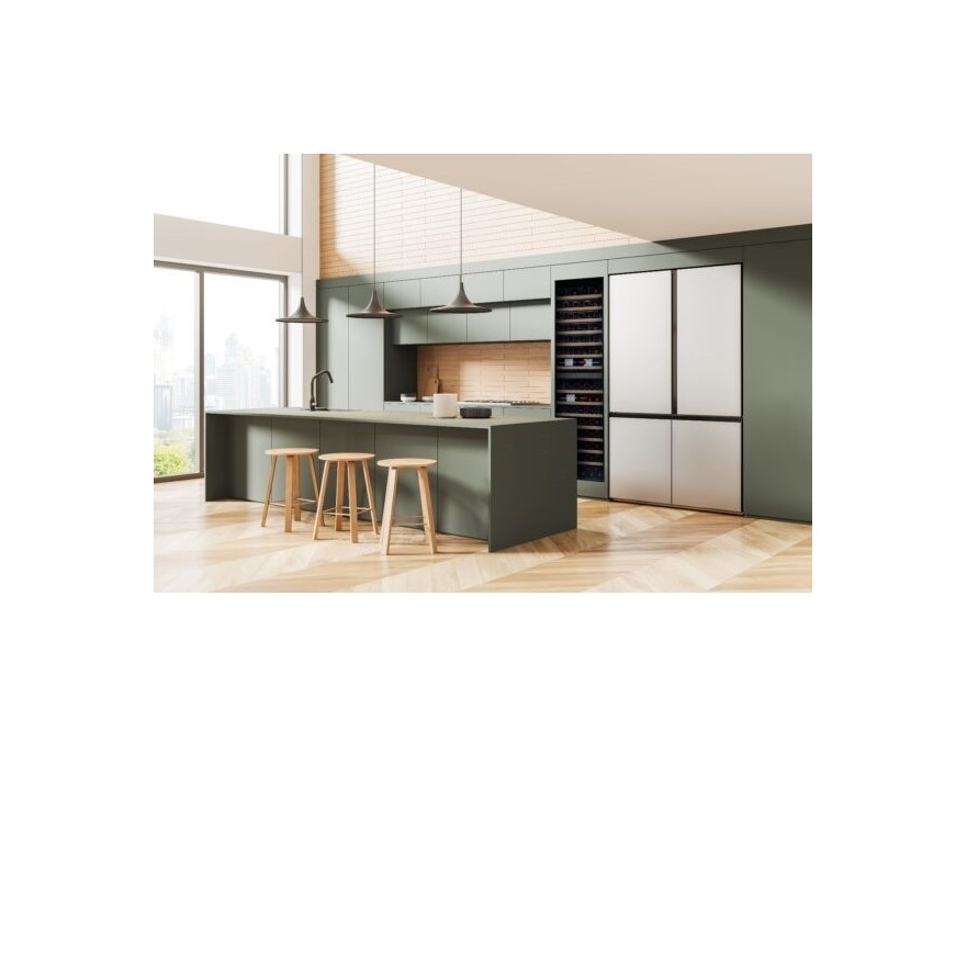 Vinoteca Integrable Vinobox 120 Deco | 120 Botellas, Panelable, Doble Zona