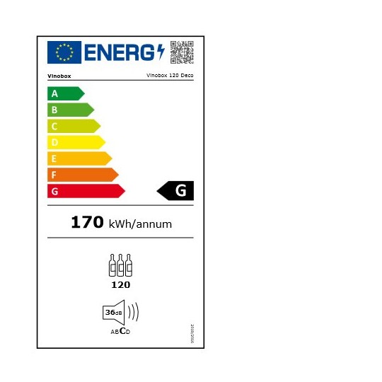 Vinoteca Integrable Vinobox 120 Deco | 120 Botellas, Panelable, Doble Zona
