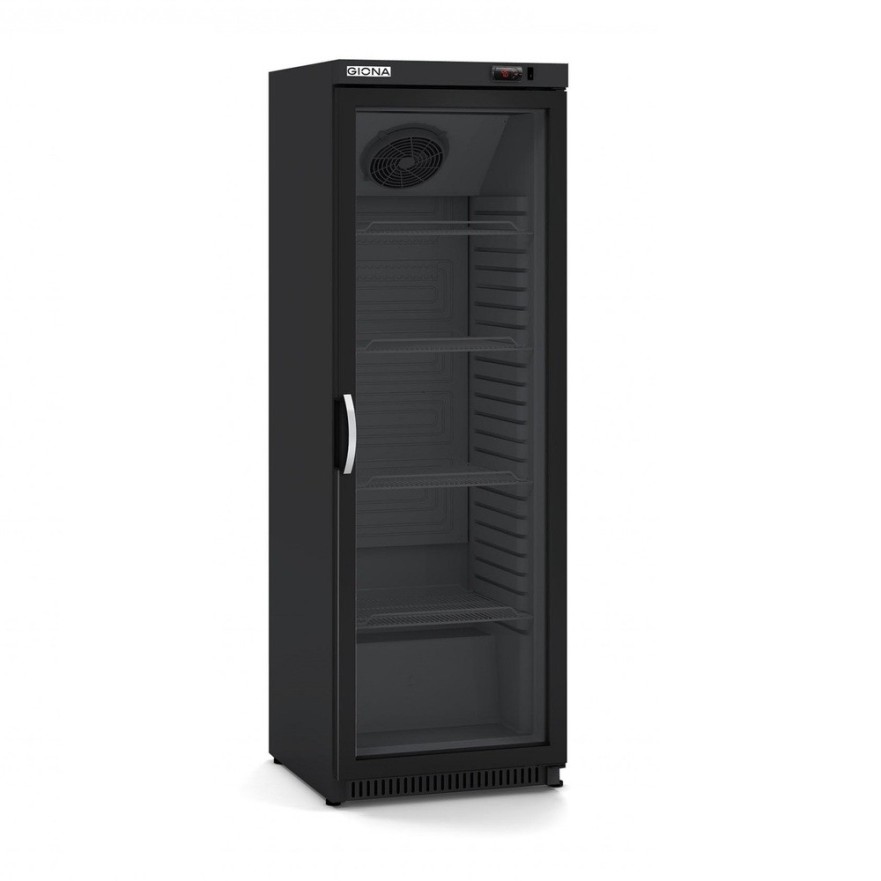 Expositor Congelador Giona EFG 348NSZ | 348L, Compresor, Negro, -3,5 ºC