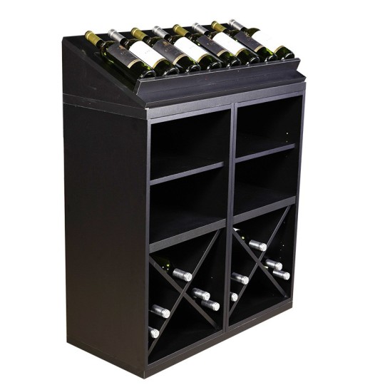 Botellero Merlot 652022 Modular 84 cm | Negro Soft