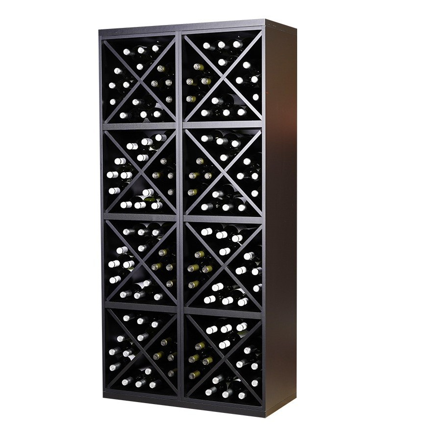 Botellero Merlot 654023 Vertical 84 cm | Modular Negro Soft