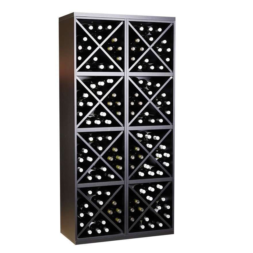 Botellero Merlot 654023 Vertical 84 cm | Modular Negro Soft