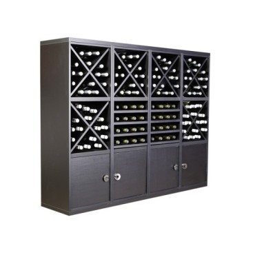 Botellero Merlot 653043 Modular 168 cm | Acabado Negro Soft 2