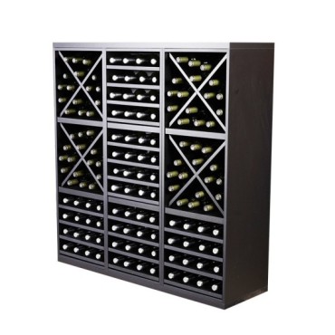 Botellero Merlot 653033 Modular 126 cm | Acabado Negro Soft 2