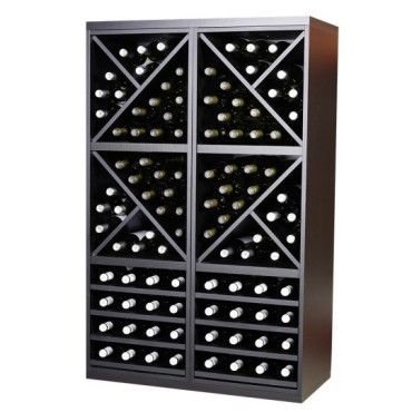 Botellero Serie Merlot Composición 653022 – Acabado Negro Soft