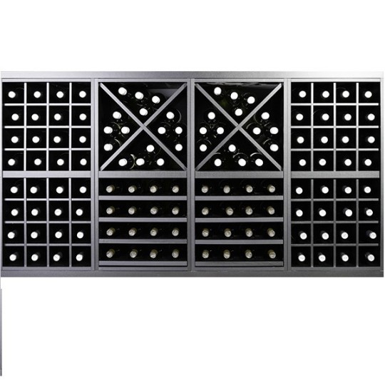 Botellero modular Merlot 652041 – acabado negro soft