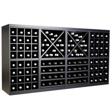 Botellero modular Merlot 652041 – acabado negro soft 2