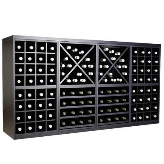 Botellero modular Merlot 652041 – acabado negro soft