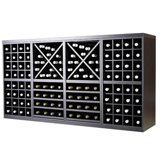 Botellero modular Merlot 652041 – acabado negro soft