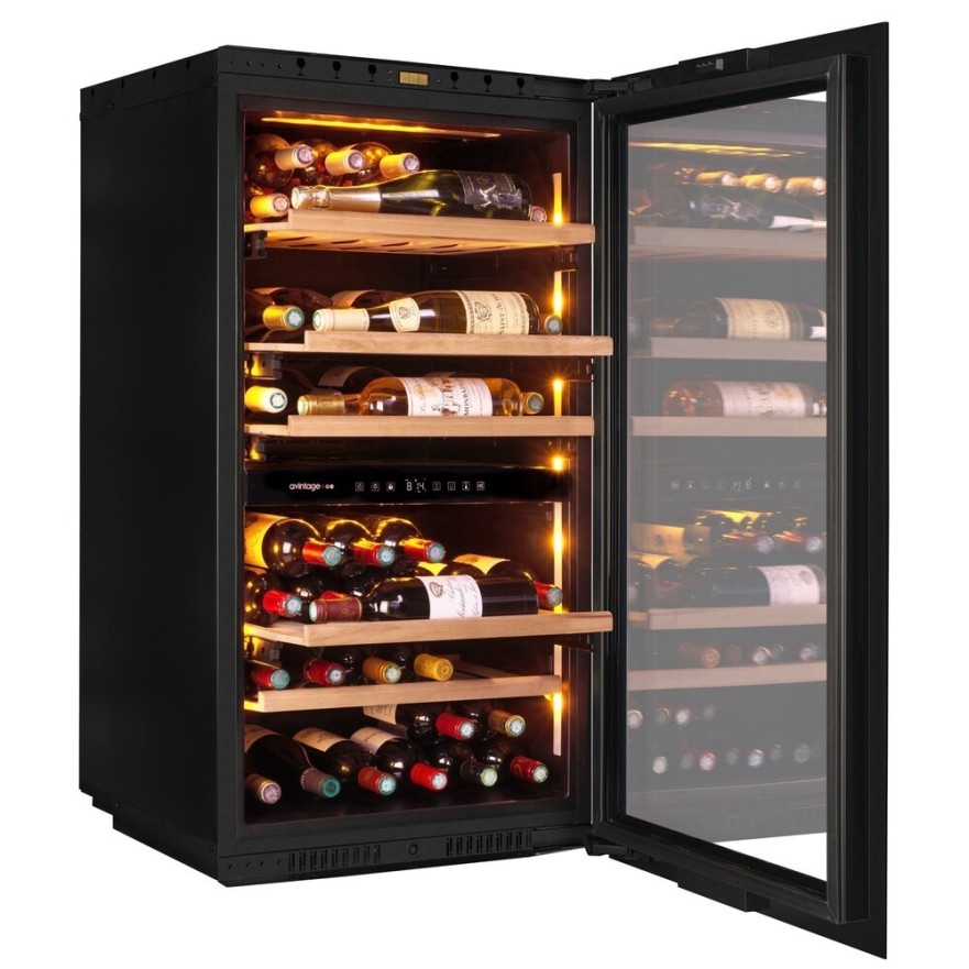 Vinoteca Avintage AVI105PLATINUM – 56 Botellas, Encastrable, 2 Zonas y Control por App
