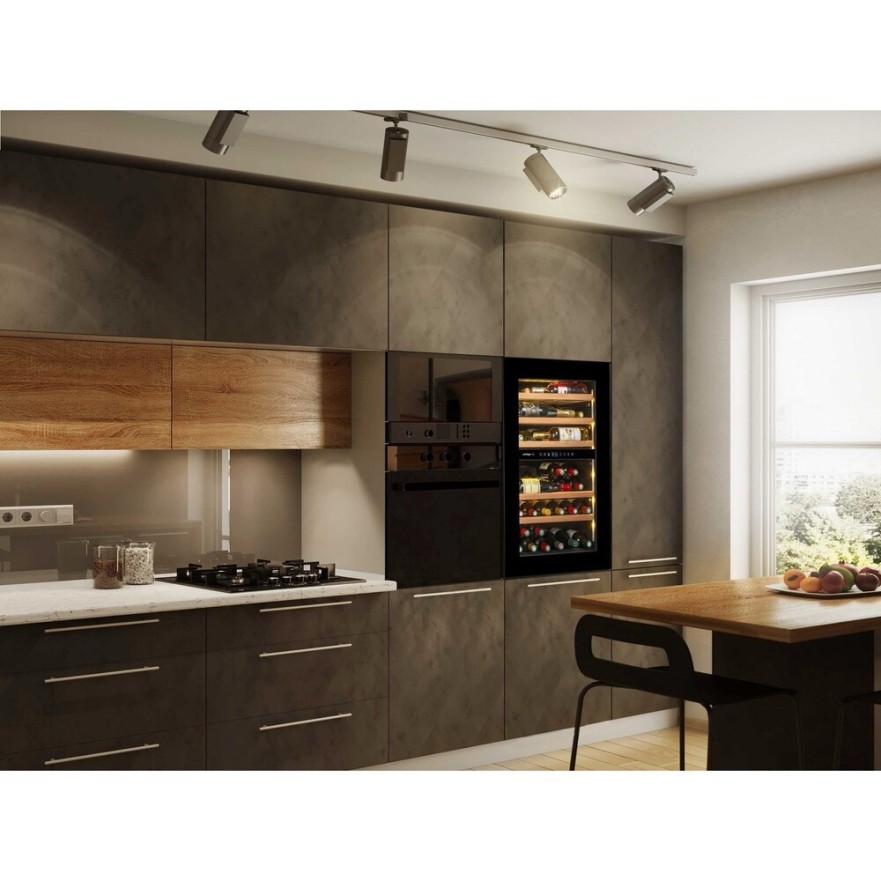 Vinoteca Avintage AVI105PLATINUM – 56 Botellas, Encastrable, 2 Zonas y Control por App