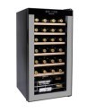 Vinoteca compresor 28 botellas  baldas de madera CVG 28CFM